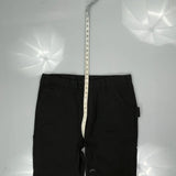 Unbranded Carpenter Trousers - 38W 29L Black Cotton