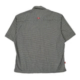 Ecko Unltd Checked Short Sleeve Shirt - XL Gray Cotton