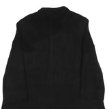 PETER HAHN Womens Black Cashmere Button Jacket UK 18 Classic Tailored Plain