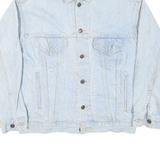 LEVI'S Mens Light Blue Denim Jacket S Cotton Blend Button Fastening Classic Fit