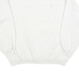 TORERO Mens White Cotton Blend Crew Neck M Classic Sweatshirt Pullover