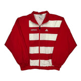 Nebraska Track And Field Adidas Striped Track Jacket - 2XL Red Cotton Blend