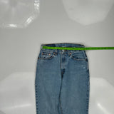 512 Levis Slim Fit Jeans - 26W UK 6 Blue Cotton