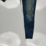 True Religion Slim Fit Jeans - 34W 30L Dark Wash Cotton