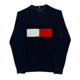 Tommy Hilfiger Sweater - XS Navy Cotton