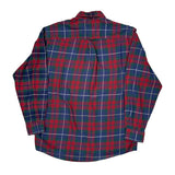 Nautica Checked Flannel Shirt - Medium Multicoloured Cotton