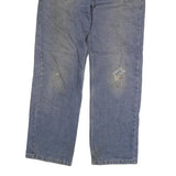 DICKIES Mens Jeans Blue Regular Straight Denim Medium W38 L35 Zip Cotton