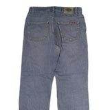 DICKIES Mens Jeans Blue Regular Straight Denim Medium W38 L35 Zip Cotton