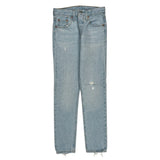 501 Levis Jeans - 27W 29L Light Wash Cotton