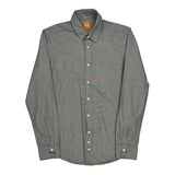 Boss Shirt - Small Gray Cotton