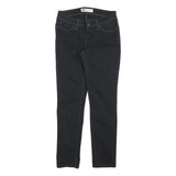 LEVI'S Womens Jeans Black Slim Skinny Denim W28 L30 Classic Zip Fastening