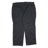 DICKIES Mens Cotton Blend Black Regular Straight Trousers W44 L32 Workwear Cargo