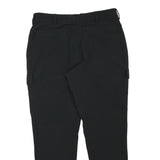 AIR JORDAN Womens Black Polyester Blend Regular Cargo Trousers W34 L28
