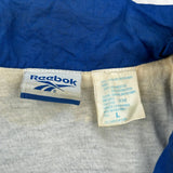 Reebok Windbreaker - Large Blue Polyamide