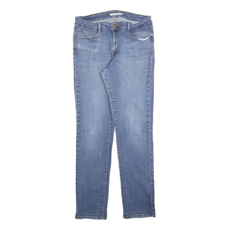 LEVI'S Womens Slim Blue Denim Slim Jeans Cotton Blend W32 L32 Classic Zip