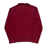 Polo By Ralph Lauren 1/4 Zip - Large Red Cotton