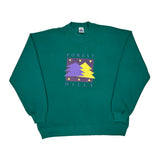 Made In USA Jerzees Graphic Sweatshirt - XL Green Cotton