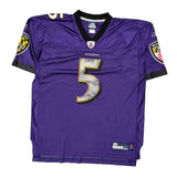 Baltimore Ravens Reebok Nfl Football Jersey - XL Purple Polyester