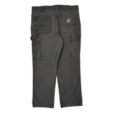 Relaxed Fit Carhartt Carpenter Pants - 34W 29L Gray Cotton