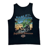 Harley Davidson Tank Top - Medium Black Cotton