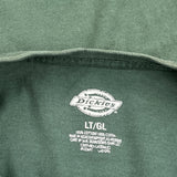 Pocket On Chest Dickies T-Shirt - XL Green Cotton