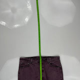 501 Levis Jeans - 36W 27L Purple Denim