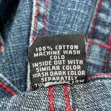 Southpole Contrast Stitch Denim Shorts - 38W 11L Blue Cotton