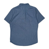 Levis Short Sleeve Shirt - Large Blue Cotton