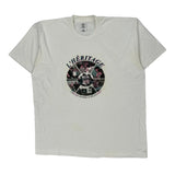 L'Héritage Anvil Single Stitch T-Shirt - XL White Cotton Blend