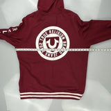 Vintage True Religion Hoodie - XL Burgundy Cotton