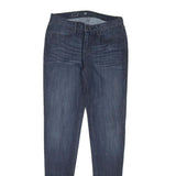 LEVI'S Womens Jeans Blue Regular Skinny Denim Rinse W27 L31 Stylish Fit