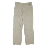 SCHOFFEL Womens Beige Regular Fit Outdoor Trousers W31 L29 Zip Polyester Blend
