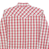 LEVI'S Mens Red & Beige Check Shirt M Western Style Casual Cotton Blend