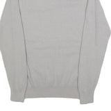 REISS Mens Grey Wool Blend Plain Crew Neck Basic Knit Jumper M Casual Comfort