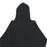 SELECTICAS Mens Black Zip Up Hoodie M SHCBW Logo Cotton Blend Casual Sweatshirt