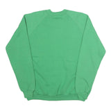 JERZEES Mens Green Cotton Blend Sweatshirt XL Crew Neck Casual Basic Pullover