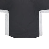 ADIDAS Mens Black & White Half Zip L Polyester Sports Sweatshirt Casual Wear