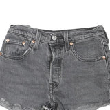 LEVI'S Womens Shorts Grey Denim Cut-Off M W32 Frayed Hem Classic Fit