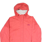 THE NORTH FACE Womens Pink & Purple Outdoor Waterproof Jacket M Polyester Blend