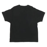CHAMPION Mens Black Cotton Blend Logo Graphic T-Shirt XL Crew Neck Short Sleeve