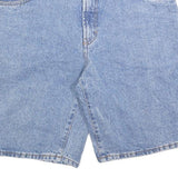 GO WEST Mens Denim Blue Casual Shorts M W32 Cotton Blend Comfortable Fit