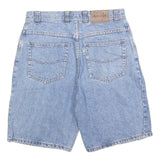 GO WEST Mens Denim Blue Casual Shorts M W32 Cotton Blend Comfortable Fit