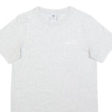 ADIDAS Womens White Cotton T-Shirt Dress Short Sleeve UK 6 Casual Logo Print