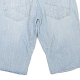 OKAY FASHION WEAR Mens Shorts Blue Casual M W34 Cotton Blend