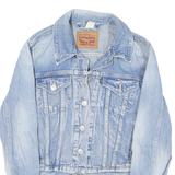 LEVI'S Womens Blue Denim Jacket S Cotton Classic Button Closure Stylish