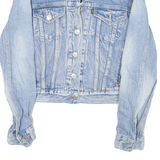 LEVI'S Womens Blue Denim Jacket S Cotton Classic Button Closure Stylish