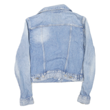 LEVI'S Womens Blue Denim Jacket S Cotton Classic Button Closure Stylish