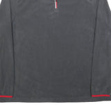 STARTER Mens Grey & Red Pullover Plain Crew Neck Basic Knit XL Sportswear Casual