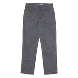 CARHARTT Mens Cotton Blend Grey Relaxed Straight Trousers W33 L34 Workwear