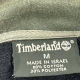 Timberland Collared 1/4 Zip - Medium Black Cotton Blend